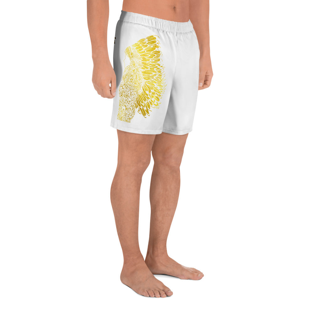 Mana Warrior Chief White Gold Men's Shorts