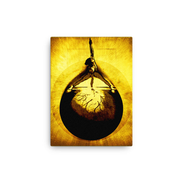 Twisting Jomega Gold Canvas