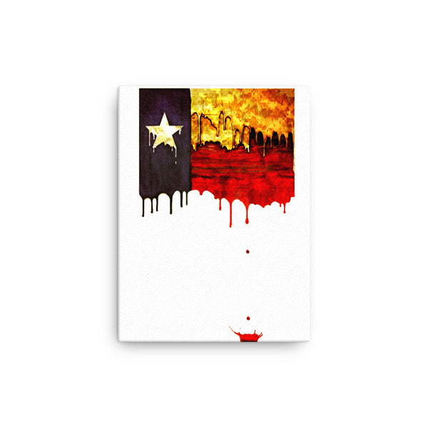 Texas Bleed Canvas